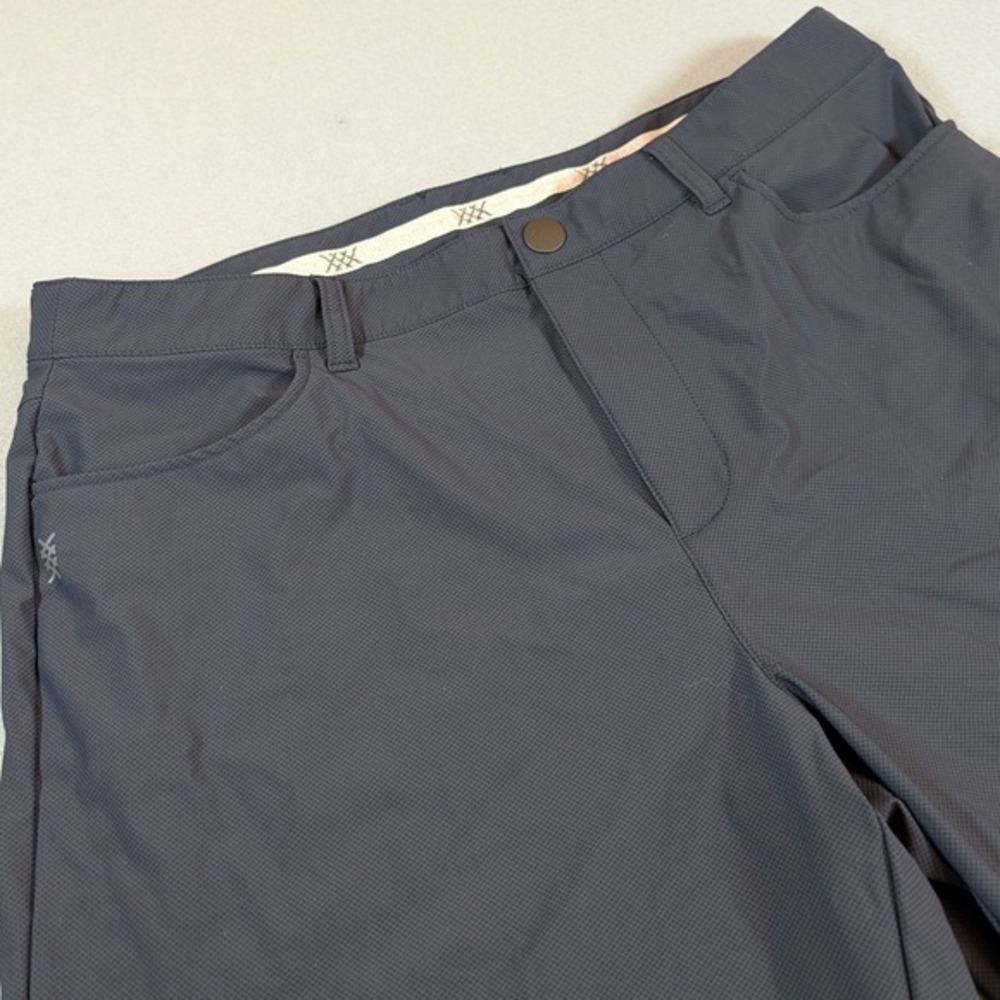 Rhone Mens Shorts Size 35 Performance Stretch Pockets Gray Textured Golf‎
